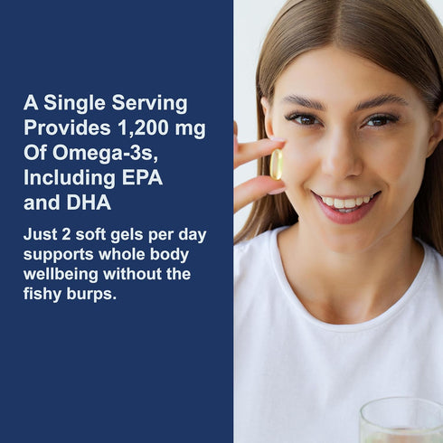 Carlson - Super Omega-3 Gems, 1200 mg Omega-3 Fatty Acids with EPA and DHA, Wild-Caught Norwegian Supplement, Sustainably Sourced Fish Oil Capsule...
