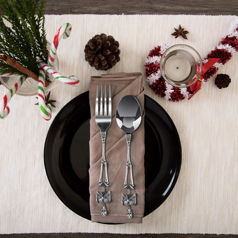 Dinner Spoon, Premium Stainless Steel Dinner Spoons, Handmade, Dishwasher Safe (Silver), Use for Home, Kitchen or Restaurant, or gift for friendin...