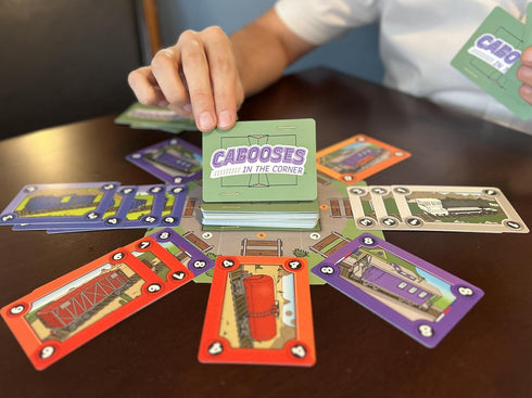 Easy, Fun, Educational - Family Friendly Train Building Card Game - 2-5 Players - Colors, Numbers - English, Spanish - Ages 7+...