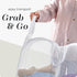 Handy Laundry Mesh Popup Hamper - Two Compartments, Collapsible for Storage and Easy to Open. Folding Pop-Up Clothes are Great for The Kids Room, ...