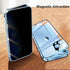 Anti Peeping Case for iPhone 13 (6.1"), Jonwelsy 360 Degree Front and Back Privacy Tempered Glass Cover, Anti SPY Screen, Anti Peep Magnetic Adsor...
