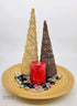 AllStellar Paper Mache Cones Open Bottom Variety Pack Set of 3-13.75x5, 10.63x4, 7x3 in. for DIY Art Projects and Decorations - Various Sizes to C...