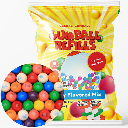 Gumballs for Gumball Machine Refill Bubble Gum 1lb...