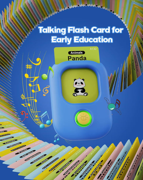 Toddler Toys for Boys 2-5 Years Old Gifts, Speech Autism Therapy Toys, Talking Flash Cards with 448 Sight Words, Learning Educational Montessori S...