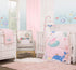 NoJo Under The Sea Whimsy Pink and Blue Narwhals Super Soft Appliqued Baby Blanket...