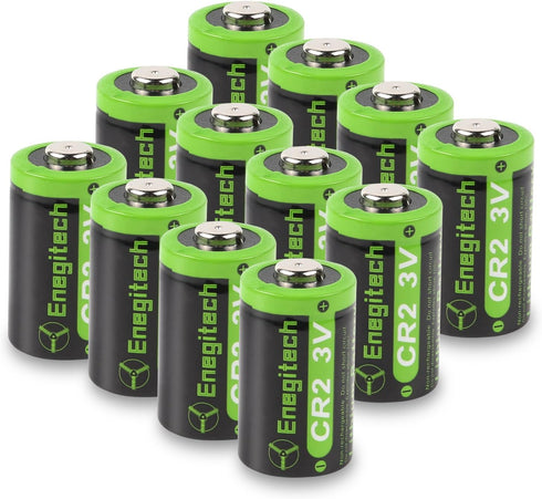 CR2 3V Lithium Battery, CR15H270 1000mAh for Golf Rangefinder Nest Temperature Sensor Instax Mini Camera/Polaroid Camera Non-Rechargeable (CR2 12 ...