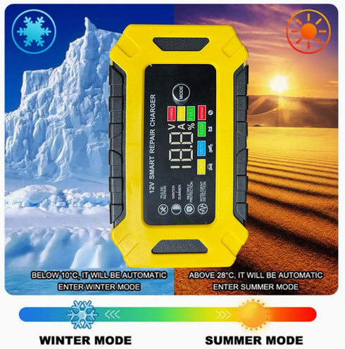 12V 6-Amp Car Battery Trickle Charger,Smart Portable Float Charger for Car, Motorcycle, Lawn Mower - Maintains SLA, AGM, Gel Cell, and Wet Lead Ac...