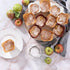 Aodaer 240 Pieces Mini Tulip Baking Cups Muffin Liners Cupcake Cases Baking Cup Holders for Wedding, Birthday, Baby Shower, Brown, Natural, White...