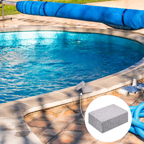 Pools Pumice Stone for Cleaning 2pcs, Pumice Stone for Pool Tile Toilet Bowl Bathtubs Kitchen Sink BBQ Grills Cleaning Calcium Remover Rust Eraser...