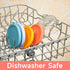 1 Cup Silicone Replacement Lids Storage Cover for Anchor Hocking Glass Bowls (Container not Included) 4 Pack Microwave, Dishwasher and Freezer Saf...