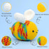 50g Rainbow Beginner Crochet Yarn for Crocheting and Knitting Multicolor Cotton Crochet Yarn for Beginners with Easy-to-See Stitches Cotton-Nylon ...