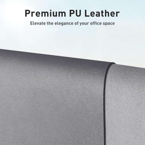 Leather Desk Pad Protector,Mouse Pad,Office Desk Mat, Non-Slip PU Leather Desk Blotter,Laptop Desk Pad,Waterproof Desk Writing Pad for Office and ...