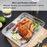 Roastin Pan with Rack, Bakeware Nonstick Steel Roaster, Rectanular Roaster for Kitchen Cookin Bakin plies(23. * 17. * CM)...