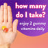 Vitafusion Probiotic Gummy Supplements, Raspberry, Peach and Mango Flavors, Probiotic Nutritional Supplements with 5 Billion CFUs, America’s Numbe...