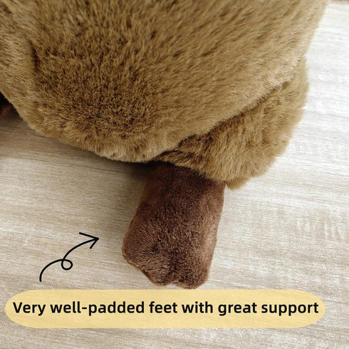 FRANKIEZHOU Realistic Quokka Stuffed Animal- Brown11.8,Kangaroo Plush Toy Soft Kawaii Plush Toy for Kids,Girl Toys,Gifts for Kids, Baby Gift,Home ...