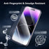3 Pack for iPhone 14 Pro Screen Protector, 6.1'' 9H Hardness Tempered Glass Screen Protector 14 Pro with Auto Alignment kit [Military Shatterproof...
