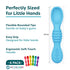 Premium Silicone Baby Spoons - 6 Pack, Self Feeding Training Spoons for Infants & Toddler, First Stage Chewable Baby Led Weaning Utensils, Dishwas...