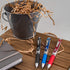 Pentel EnerGel Liquid Gel Ink Pens 0.7 mm - Pack of 5 Black Deluxe RTX Pens with 3 Refills...
