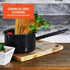 Mirro 1 Quart Enamel Sauce Pan with Speckled Finish...