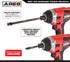 ARES 22025 – 6-Piece 3-Inch and 6-Inch Impact Grade Socket Adapter Set - Turns Impact Drill Driver into High Speed Socket Driver - 1/4-Inch, 3/8-I...