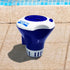 Aquatix Pro Pool Chlorine Floater Dispenser with Thermometer for 1 to 3 inch Tablets, Large & Durable Floating Dispenser for Spa, Hot Tub, In-grou...