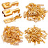 Twidec/150PCS 6.3mm Male Female Spade Connector Quick Splice Crimp Terminals Non Insulated Wire Connector for Electrical Wiring Relay Car Audio Sp...