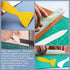 WONVOC 6 pcs Bone Folders, Crease Makers, Scoring Tool, Plastic Bone Folder Paper Creaser, Folding Bookbinding Tool, Origami Tools for Making Pape...