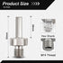 Core Drill Bit Adapter - 2pcs 5/8''-11 Thread to 3/8'' (10mm) Hex Shank Diamond Hole Saw Adapter for Electric Hand Drill...