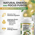 Ginko Biloba & Panax Ginseng Supplement - Red Ginseng Brain Supplement for Memory and Focus - Ginkgo Biloba Supplements for Good Vision, Immune Sy...
