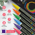 Liquid Chalk Markers Erasable for Chalkboard, Blackboard, Whiteboard, Signs, Windows, Mirror, Glass, Bistro - Dry Erase Markers, Chalk Paint Marke...