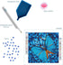 DIAMOND DOTZ ® - Flutter by Blue, Partial Drill, Round Dotz, Diamond Painting Kits, Diamond Art Kits for Adults, Gem Art, Diamond Art, Kits, 12"x1...