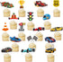 36Pcs Race Car Cupcake Toppers Racing Car Birthday Decorations for Race Car Birthday Party Favors Let's Go Racing Party Racing Car Baby Shower Sup...