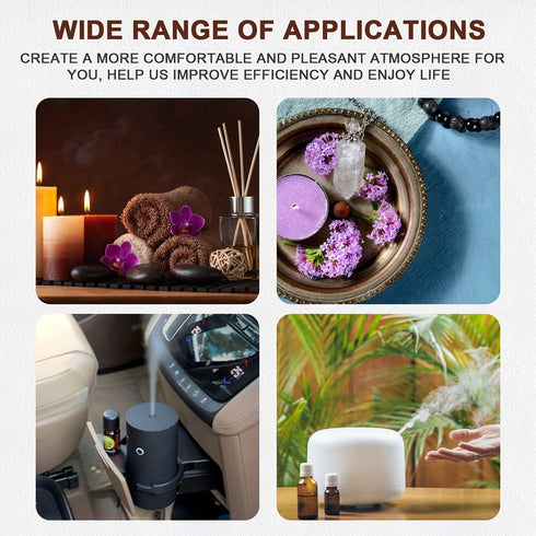 Essential Oil Organic Plant & Natural 100% Pure Therapeutic Grade Aromatherapy Oil for Diffuser, Humidifier, Massage, Sleep, Bath, SPA, Skin & Hai...