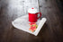 Abbott Collection Enamel Look Stoneware Mug, Red -...