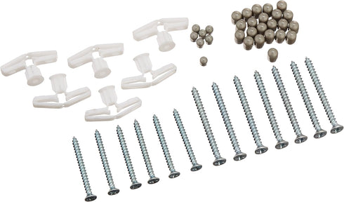 Rubbermaid FastTrack Closet Hardware Kit, White, Adjustable Custom Organization Kit for Home/Laundry/Bathroom/Mudroom/Pantry/Linen Closet...
