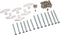 Rubbermaid FastTrack Closet Hardware Kit, White, Adjustable Custom Organization Kit for Home/Laundry/Bathroom/Mudroom/Pantry/Linen Closet...