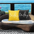 Waterproof Outdoor Throw Pillow Cover, 2 Pack Relax Printing Throw Pillow Case UV Protection Garden Cushion Cover for Patio Sofa Couch Balcony Chr...