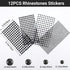 Gartful 12 Sheet Black Rhinestone Stickers - Round, 2790 PCS Self Adhesive Gem Sticker, Sticky Crystal Jewelry Gemstone for DIY Arts Crafts, Scrap...