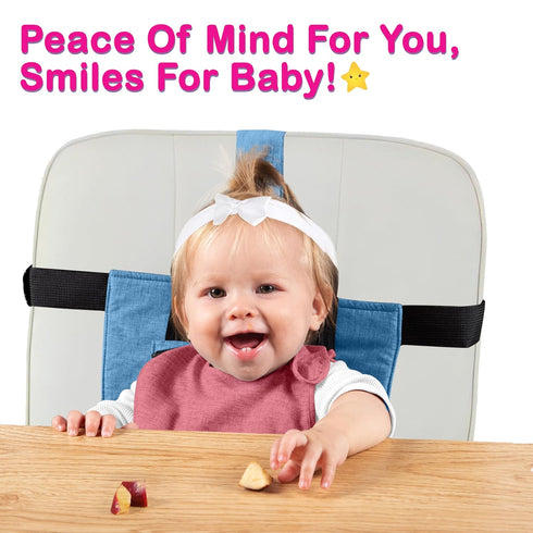 Baby Travel Essential Harness Seat - Baby Travel Gear - Infant Chair Harness Portable - Toddler Chair Harness with Soft Padding for Added Coziness...
