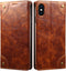SINIANL iPhone XR Case, Leather Wallet Folio Case Book Design Flip Cover with Stand and ID Credit Card Slot Magnetic Closure for iPhone XR 6.1 inc...