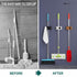 KN FLAX Broom Holder Wall Mount Self Adhesive Broom Gripper, Cleaning Supplies and Household Hanger for Storage, Laundry and Apartment Room, Must ...