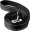 6ft Dog Leash for Small Medium Large Dogs | One-Sided Reflective Nylon | Padded Handle | 3/4 inch Wide | Black...