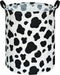 KUNRO Toy Bin Waterproof storage organizer for Nursery Hamper Home decor Closet Kids Bedroom Laundry Baby Gift Shelf Baskets (Rould Cow pattern)...