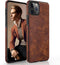 LOHASIC Compatible with iPhone 12 Pro Max Case, Slim Luxury PU Leather Non-Slip Grip Rugged Bumper Shockproof Full Body Protective Cover Phone Cas...