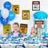 WERNNSAI Shark Zone Party Decorations - 6 PCS Size 8'' Funny Party Wall Decor Signs for Boys Kids Birthday Party Ocean Shark Theme Party Supplies...
