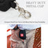Rough Enough Small Coin Purse Pouch for Women Men Card Holder Wallet Waterproof Cordura Material with Zipper and Clip On Buckle Black...