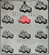 "Love" Bite Size Chocolate Candy Mold Valentines Day 3025...