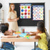 17.7 x 13.7 in Happy Birthday Chart Poster Set Space Calendar Birthday Classroom Decorations Galaxy Birthday Chart Bulletin Board Solar System Bac...