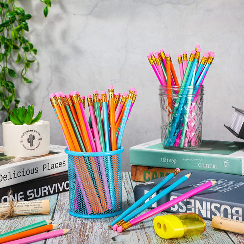 Inspirational Pencils Personalized Pencils Custom Wood Pencils Colorful Motivational Pencils with Inspirational Sayings for Students Teachers Adul...