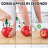 Zulay Premium Apple Corer - Easy to Use Durable Remover for Pears, Bell Peppers, Fuji, Honeycrisp, Gala and Pink Lady Apples - Stainless Steel Cup...